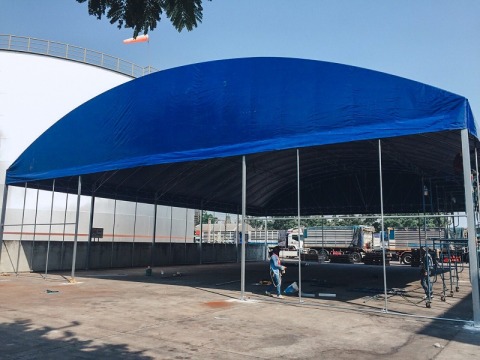 ให้เช่าเต็นท์โค้งขนาดใหญ่